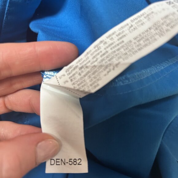 Zara Blue Shirt Dress - Picture 9 of 11